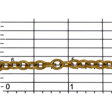 Load image into Gallery viewer, 14kt Gold Filled 4.00mm width by 4.95mm length, Smooth Cable Chain. Price per: 1 Foot.