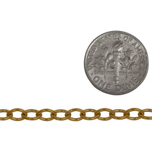 Load image into Gallery viewer, 14kt Gold Filled 4.05mm width by 5.65mm length, Oval Cable Chain. Price per: 1 Foot.