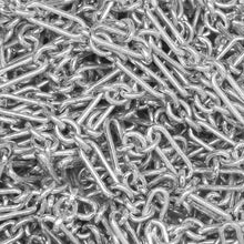 Load image into Gallery viewer, Sterling Silver 3.5mm Width by 10.0mm Length Elongated Oval Link Followed by Three of 3.7mm Width by 4.5mm Length Small Oval Links, Long and Short Chain. Price per: 1 Foot.