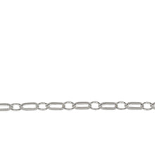 Load image into Gallery viewer, Chain by Foot. Sterling Silver 3.5mm Width by 7.7mm Length Oval Rolo Link Followed by 5.5mm Circle Link, South West Chain. Price per: 1 Foot.