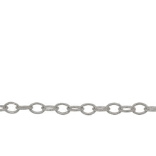 Load image into Gallery viewer, Chain by Foot. Sterling Silver 4.0mm Width by 5.7mm Length Twisted Wire Cable Chain. Price per: 1 Foot.