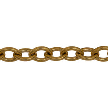 Load image into Gallery viewer, Chain by Foot. 14kt Gold Filled 7.0mm Width by 9.0mm Length Smooth Cable Chain. Price per: 1 Foot.