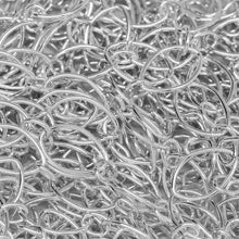 Load image into Gallery viewer, Sterling Silver 7.0mm Width by 11.0mm Length, Larger Oval Link Connected to 3.4mm Width by 4.6mm Length Smaller Oval Link, Long and Short Chain. Price per: 1 Foot.