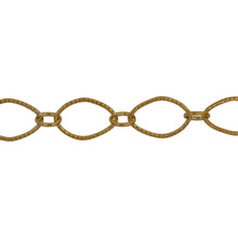 Load image into Gallery viewer, Chain by Foot. 14kt Gold Filled 7.10mm Width by 11.28mm Length Large Oval Link connected to Two of 3.53mm Width by 4.70mm Length Small Oval Links, Long and Short Chain. Price per: 1 Foot.