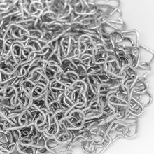 Load image into Gallery viewer, Sterling Silver 5.3mm Width by 7.2mm Length, Heart Chain. Price per: 1 Foot.