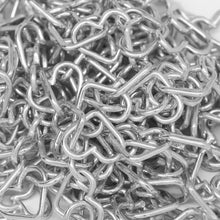 Load image into Gallery viewer, Sterling Silver 10.0mm Width by 12.0mm Length, Heart Chain. Price per: 1 Foot.