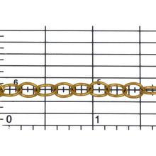 Load image into Gallery viewer, 14kt Gold Filled 4.60mm Width by 6.00mm Length, Oval Cable Chain. Price per: 1 Foot.