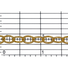 Load image into Gallery viewer, 14kt Gold Filled 5.9mm Width by 8.0mm Length, Textured Cable Chain. Price per: 1 Foot.