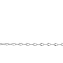 Load image into Gallery viewer, Chain by Foot. Sterling Silver 3.0mm Width by 5.0mm Length Dapped Oval Cable Chain. Price per: 1 Foot.