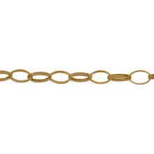 Load image into Gallery viewer, Chain by Foot. 14kt Gold Filled 5.0mm Width by 7.0mm Length, Oval Rolo Chain. Price per: 1 Foot.