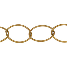 Load image into Gallery viewer, Chain by Foot. 14kt Gold Filled 14.0mm by 20.0mm Smooth Oval Cable Chain. Price per: 1 Foot.
