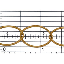 Load image into Gallery viewer, 14kt Gold Filled 14.0mm Width by 20.0mm Length, Twisted Oval Cable Chain. Price per: 1 Foot.