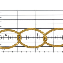 Load image into Gallery viewer, 14kt Gold Filled 14.0mm by 21.0mm Hammered Cable Chain. Price per: 1 Foot.