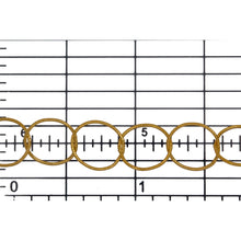 Load image into Gallery viewer, 14kt Gold Filled 10.0mm Width / Length Twisted Circle Chain. Price per: 1 Foot.