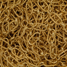 Load image into Gallery viewer, 14kt Gold Filled 3.3mm Width by 6.3mm Length Corrugated Oval Connected With 2.7mm Width by 3.1mm Length Oval Rolo Link, Long and Short Chain. Price per: 1 Foot.