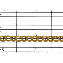 Load image into Gallery viewer, 14kt Gold Filled 4.0mm Width by 5.0mm Length Double Curb Chain. Price per: 1 Foot.