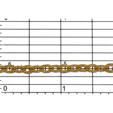 Load image into Gallery viewer, 14kt Gold Filled 4.2mm Width by 5.5mm Length, Hammered Cable Chain. Price per: 1 Foot.