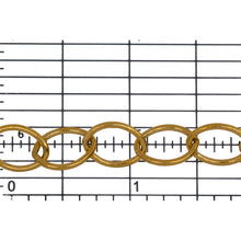 Load image into Gallery viewer, 14kt Gold Filled 8.9mm Width by 12.2mm Length, Smooth Cable Chain. Price per: 1 Foot.