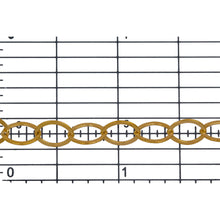 Load image into Gallery viewer, 14kt Gold Filled 5.4mm Width by 8.8mm Length, Flat Oval Cable Chain. Price per: 1 Foot.