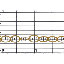 Load image into Gallery viewer, 14kt Gold Filled 5.5mm Width by 7.7mm Length, Twisted Oval Cable Chain. Price per: 1 Foot.