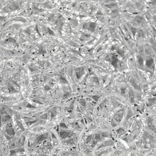 Load image into Gallery viewer, Sterling Silver 7.2mm Width / Length Flat Hammered Circle Chain. Price per: 1 Foot.