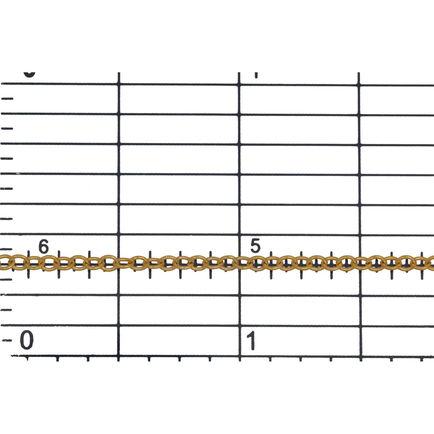 14kt Gold Filled 1.8mm Width by 2.2mm Length, Twisted Cable Chain. Price per: 1 Foot.