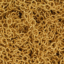 Load image into Gallery viewer, 14kt Gold Filled 2.50mm Width by 3.20mm Length, Corrugated Cable Chain. Price per: 1 Foot.