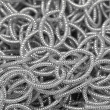 Load image into Gallery viewer, Sterling Silver 8.8mm Width by 12.2mm Length, Twisted Oval Cable Chain. Price per: 1 Foot.