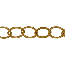 Load image into Gallery viewer, Chain by Foot. 14kt Gold Filled 8.8mm Width by 12.2mm Length, Twisted Oval Cable Chain. Price per: 1 Foot.