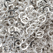 Load image into Gallery viewer, Sterling Silver 3.7mm Width / Length Flat Circle Chain. Price per: 1 Foot.