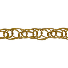 Load image into Gallery viewer, Chain by Foot. 14kt Gold Filled 7.0mm Width by 11.0mm Length Smooth and Textured Oval Links, Rope Chain. Price per: 1 Foot.