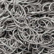 Load image into Gallery viewer, Sterling Silver Oxidized 7.0mm Width by 11.0mm Length Smooth and Textured Oval Links, Rope Chain. Price per: 1 Foot.