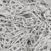 Load image into Gallery viewer, Sterling Silver 4.8mm Width by 12.4mm Length Elongated Oval Link With 3.5mm Width by 6.0mm Length Oval Link and 5.0mm by 10.0mm Textured Figure 8 Link, Fancy Chain. Price per: 1 Foot.