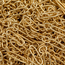 Load image into Gallery viewer, 14kt Gold Filled 1.7mm Width by 5.0mm Length Long Smooth Oval Link Connected to 1.6mm Width by 2.1mm Length Short Smooth Oval Links, Long and Short Chain. Price per: 1 Foot.