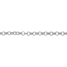 Load image into Gallery viewer, Chain by Foot. Sterling Silver 2.94mm Width / Length Rolo Chain. Price per: 1 Foot.