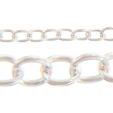 Load image into Gallery viewer, Sterling Silver 1.25mm Width by 1.70mm Length, Smooth Cable Chain. Price per: 1 Foot.