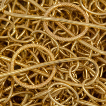 Load image into Gallery viewer, 14kt Gold Filled Fifteen of 5.9mm by 7.8mm Smooth Oval Cable Chain Links Connected With 10.9mm by 33.6mm Figure 8 Link, Fancy Chain. Price per: 1 Foot.