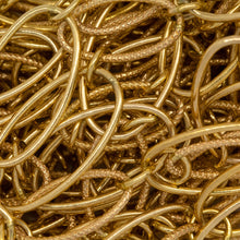 Load image into Gallery viewer, 14kt Gold Filled 11.4mm Width by 20.1mm Length Smooth Oval Link and 8.3mm Width by 14.5mm Length Textured Oval Link Connected to 5.2mm Open Ring, Fancy Chain. Price per: 1 Foot.