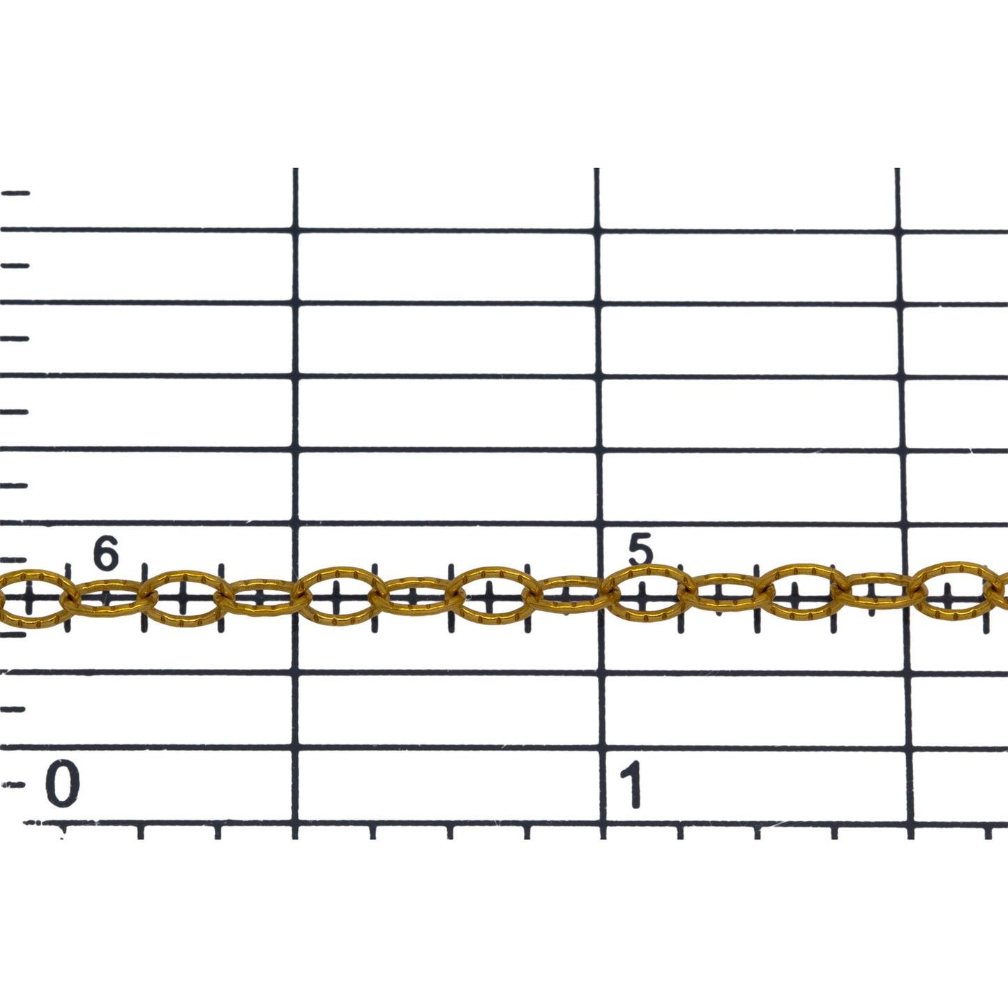 14kt Gold Filled 2.7mm width by 4.0mm length, Twisted Cable Chain. Price per: 1 Foot.