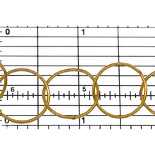 Load image into Gallery viewer, 14kt Gold Filled 17.0mm Width / Length, Smooth Circle Chain. Price per: 1 Foot.