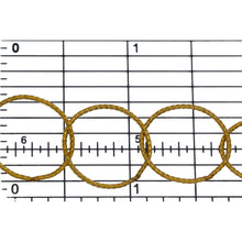 Load image into Gallery viewer, 14kt Gold Filled 17.0mm Width / Length, Twisted Circle Chain. Price per: 1 Foot.