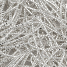 Load image into Gallery viewer, Sterling Silver 5.4mm Width by 18.0mm Length, Corrugated Paper Clip Cable Chain. Price per: 1 Foot.