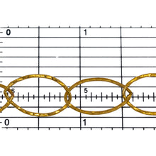 Load image into Gallery viewer, 14kt Gold Filled 13.0mm Width by 21.7mm Length, Hammered Cable Chain. Price per: 1 Foot.