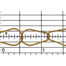Load image into Gallery viewer, 14kt Gold Filled 10.3mm Width by 17.5mm Length, Pear Shaped Smooth Cable Chain. Price per: 1 Foot.