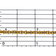 Load image into Gallery viewer, 14kt Gold Filled 2.54mm Width by 3.25mm Length, Smooth Cable Chain. Price per: 1 Foot.