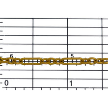 Load image into Gallery viewer, 14kt Gold Filled Three of 3.31mm Width by 4.2mm Length Small Oval Links Followed by 3.34mm Width by 9.13mm Length Elongated Oval Link, Smooth Long and Short Chain. Price per: 1 Foot.