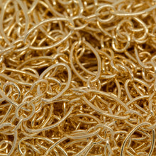 Load image into Gallery viewer, 14kt Gold Filled Three of 2.59mm Width by 2.85mm Length Smaller Oval Links Followed by 4.27mm Width by 7.4mm Length Larger Oval Link, Smooth Long and Short Chain. Price per: 1 Foot.