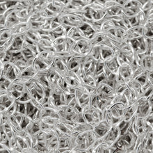 Load image into Gallery viewer, Sterling Silver 2.8mm Width by 3.9mm Length, Dapped Cable Chain. Price per: 1 Foot.