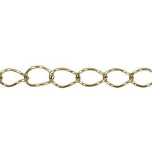 Load image into Gallery viewer, 14kt Gold Filled 4.9mm Width by 7.9mm Length, Smooth Curb Chain. Price per: 1 Foot.