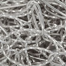 Load image into Gallery viewer, Sterling Silver 17.5mm Width by 27.0mm Length Twisted Oval Link Followed by 7.3mm Width by 17.5mm Length Smooth Elongated Oval Link, Long and Short Chain. Price per: 1 Foot.